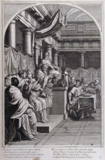 Illustration from 'La vie de St Bruno, fondateur de l'ordre des Chartreux' Paris 1660