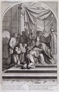Illustration from 'La vie de St Bruno, fondateur de l'ordre des Chartreux' Paris 1660