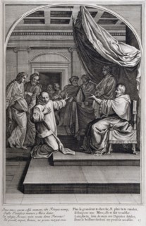 Illustration from 'La vie de St Bruno, fondateur de l'ordre des Chartreux' Paris 1660