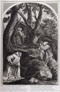 Illustration from 'La vie de St Bruno, fondateur de l'ordre des Chartreux' Paris 1660