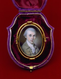 Miniature portrait of James Madison