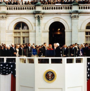 Photograph taken during the inauguration of President Ronald Reagan