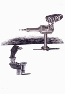 Bric a brac 1984, collage by Robert Benayoun