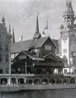 Photograph of the Norwegian Pavilion.