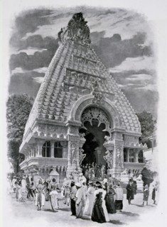 Photograph of the Quarter of the French Indies; Pagoda of Vichxou.