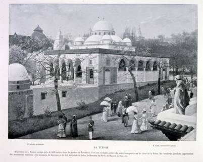 Photograph taken during the Exposition Universelle (World Fair) Paris, 1900