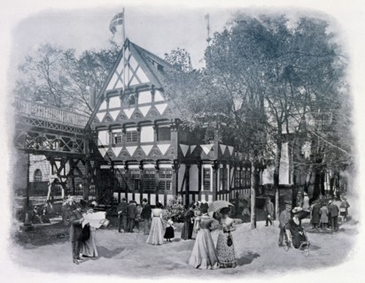 Photograph taken during the Exposition Universelle (World Fair) Paris, 1900