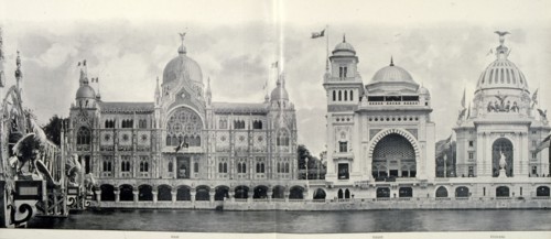 Photograph taken during the Exposition Universelle (World Fair) Paris, 1900