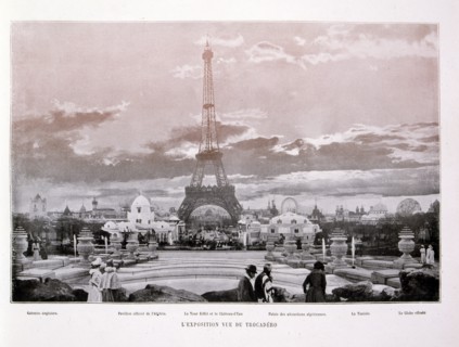 Photograph taken during the Exposition Universelle (World Fair) Paris, 1900