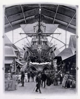 Photograph of the exhibition of the history of food
