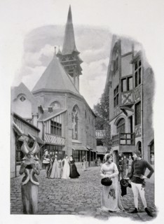 Photograph of Old Paris - the Street of St. Julien.