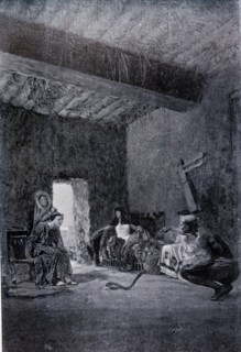 Exposition Universelle (World Fair) Paris, 1900; black and white photograph of a interior scene