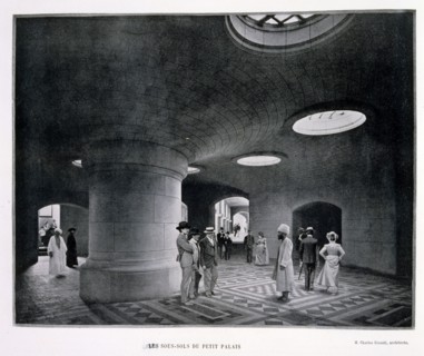 Photograph of an interior shot of the basement of the Little Palace