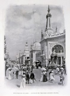Photograph of an exterior view of Le Palais des Industries Diverses