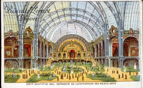 Commemorative biscuit tin by Pernot for the Exposition Universelle 1900
