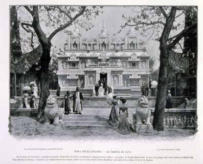 Photograph taken during the Exposition Universelle (World Fair) Paris, 1900