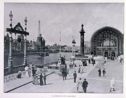 Photograph taken during the Exposition Universelle (World Fair) Paris, 1900