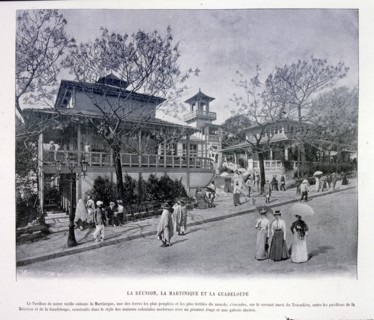 Photograph taken during the Exposition Universelle (World Fair) Paris, 1900