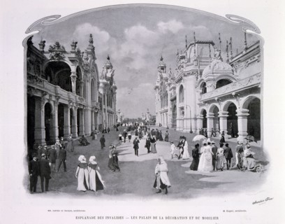 Photograph taken during the Exposition Universelle (World Fair) Paris, 1900