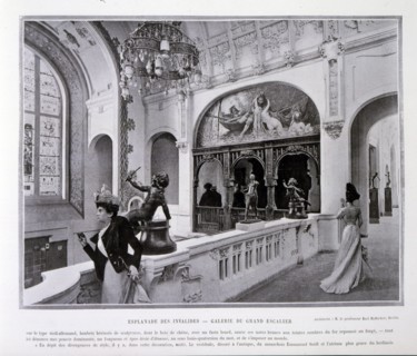 Photograph taken during the Exposition Universelle (World Fair) Paris, 1900