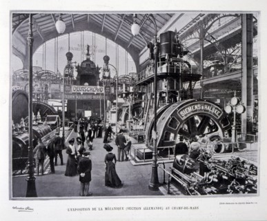 Photograph taken during the Exposition Universelle (World Fair) Paris, 1900