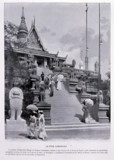 Photograph taken during the Exposition Universelle (World Fair) Paris, 1900