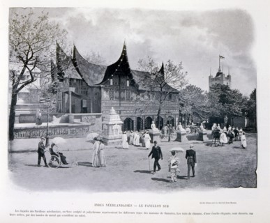 Photograph taken during the Exposition Universelle (World Fair) Paris, 1900