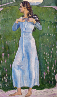Emotion, 1900. Oil painting by Ferdinand Hodler