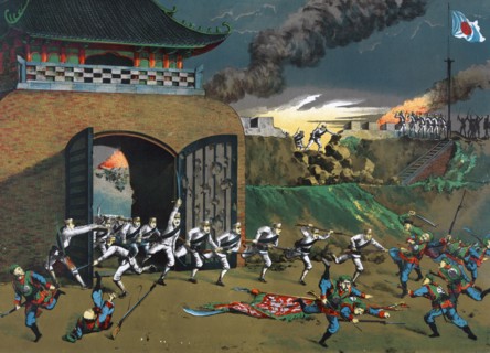 Japanese soldiers of the  Allied Armies launch a general offensive on Peking