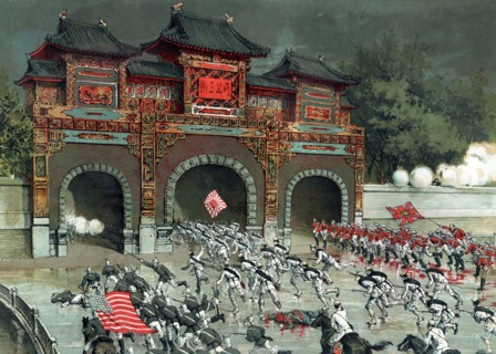 Japanese soldiers of the  Allied Armies launch a general offensive on Peking