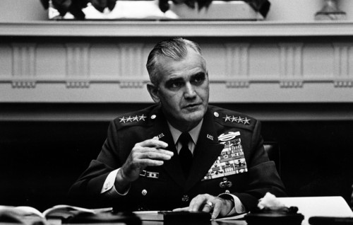 William Childs Westmoreland was a United States Army general, most notably commander of United States forces during the Vietnam War