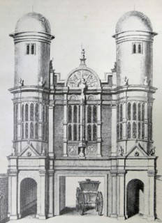 Whitehall Palace, King Street Gate, 1723