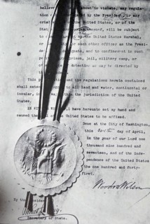 America's declaration of War