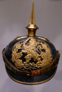 Helmet for officers of the Infantry, Grand Duchy of Mecklenburg-Schwerin, Germany, 1897