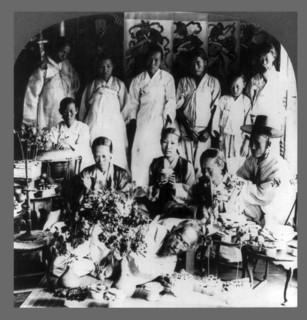 An exorcism by Buddhist ritual of an evil spirit from an elderly man