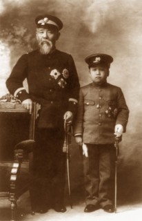 Prince Ito and the Crown Prince of Korea Prince Ito Hirobumi