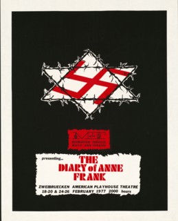 The diary of Anne Frank, poster created by Jim Thorpe, 1951