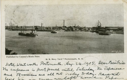 U.S. Navy Yard, Portsmouth, New Hampshire, c1905