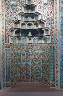 Mihrab with throne verse, Quarter 13th century