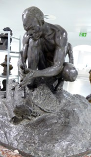 African sculpture by Herbert Ward, an English adventurer, writer, illustrator and artist-sculptor