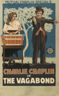 Charlie Chaplin in the motion picture The Vagabond, 1916
