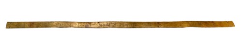 Banner with the genealogy of the deceased on the mummy cover, Spatzeit 746-332