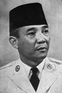 Ahmed Sukarno was an Indonesian statesman, orator, revolutionary, and nationalist who was the first president of Indonesia