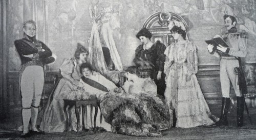 Representation of “The Aiglon”. The Death Scene
