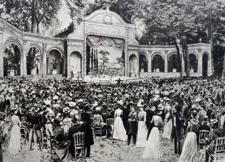 Elysee Palace garden festival, August 1910, Paris