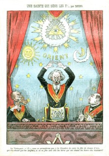 Anti-Masonic caricature for the feast of Joan of Arc in Orleans"