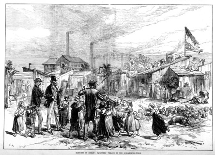 Berlin.  Squatters Village in Schlaechter-Weise