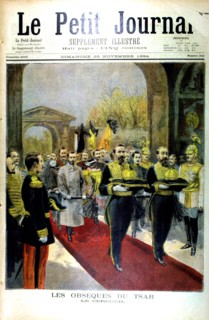 The funeral of Czar Alexander III of Russia