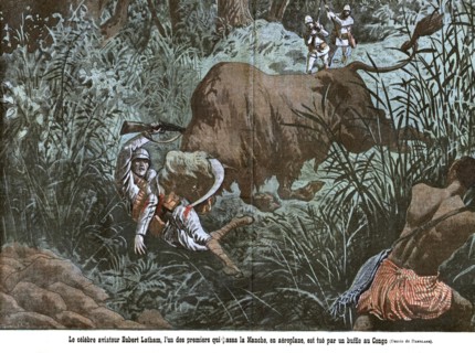 Le célèbre aviateur Hubert Latham