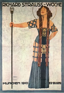 Munich, Publicity poster for "Salome" by Richard Strauss